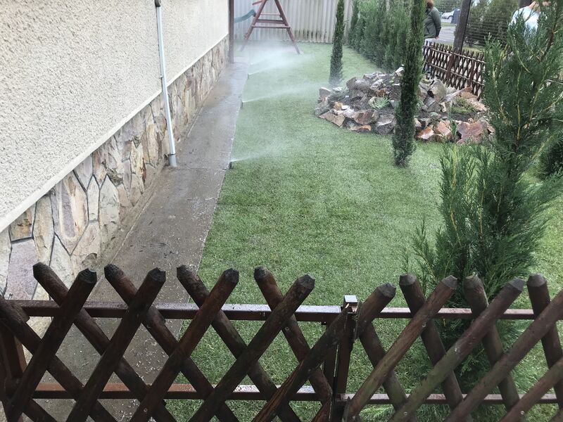 Öntözőrendszerünk akcióban